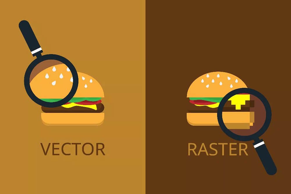 I will create raster image from vector image