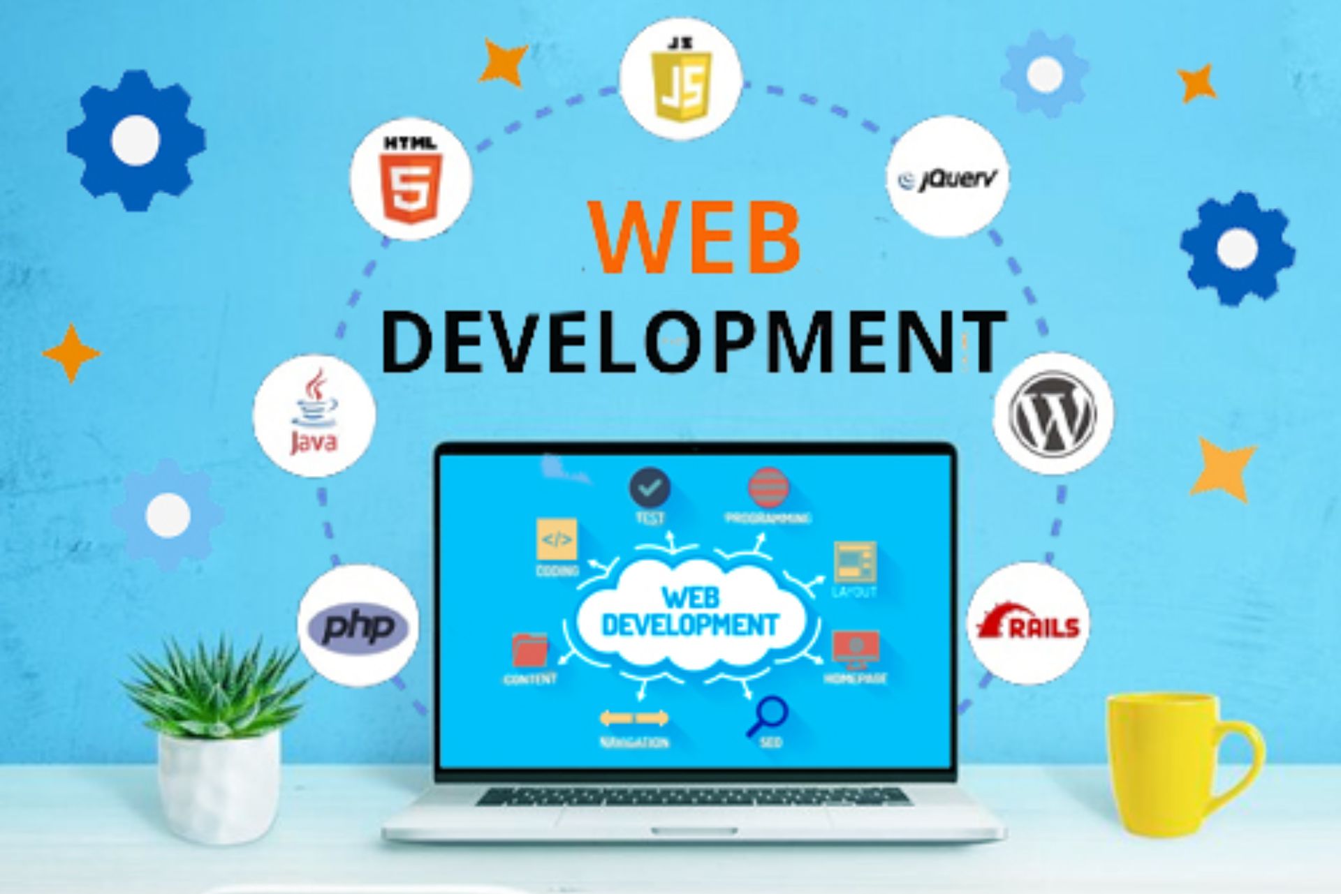 I will create website design build website development as full stack website developer