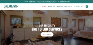 TAT Designs – Responsive Interior Design Website – WordPress